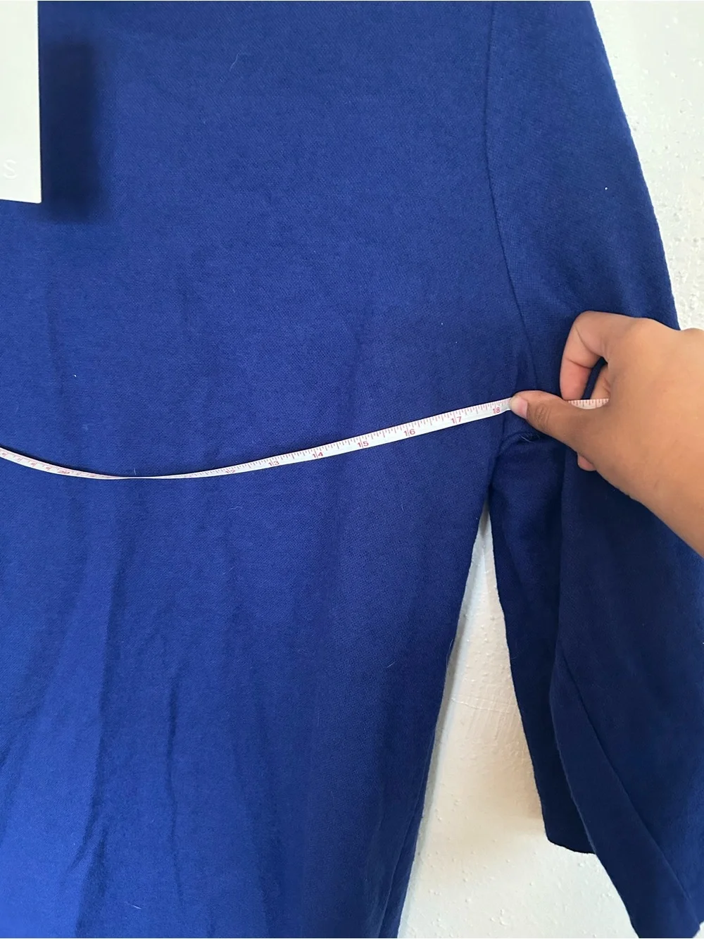 COS Cowl Neck Sweater Tunic/dress - Royal Blue